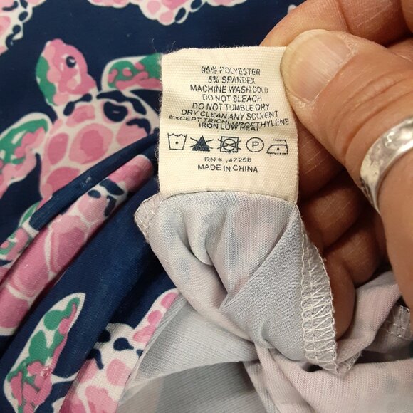 Simply Southern Womens Dress L Turtle A-Line Knee Length Pockets Snag Spots - Picture 6 of 10